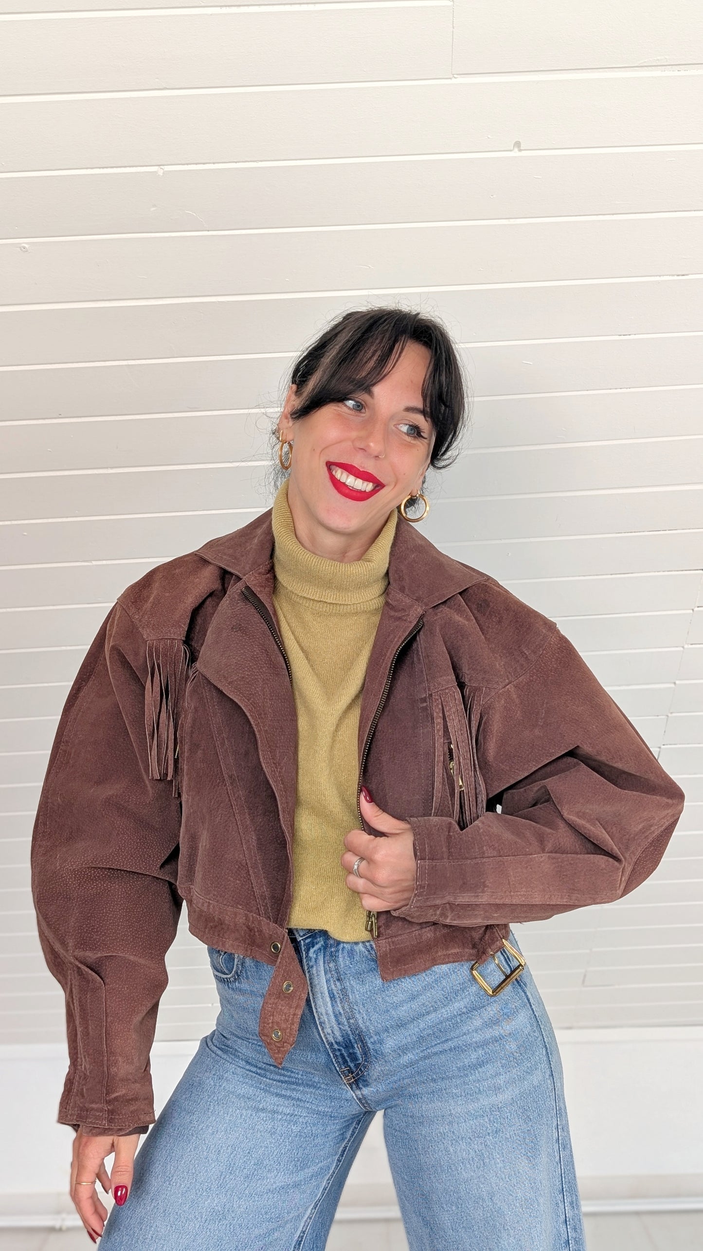 Perfecto daim 80s  du 34 au petit 42