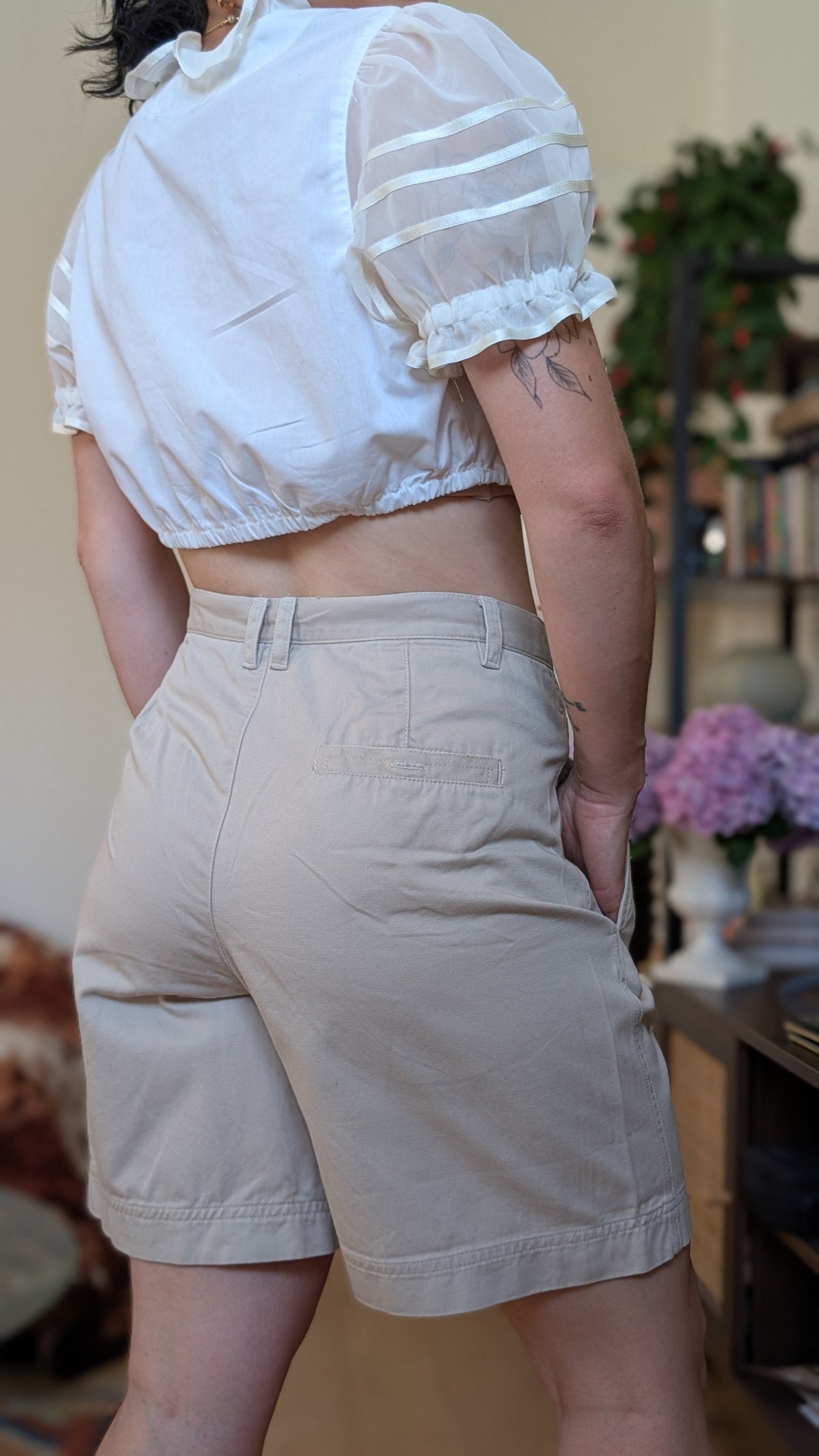 Short taille haute 80s T36
