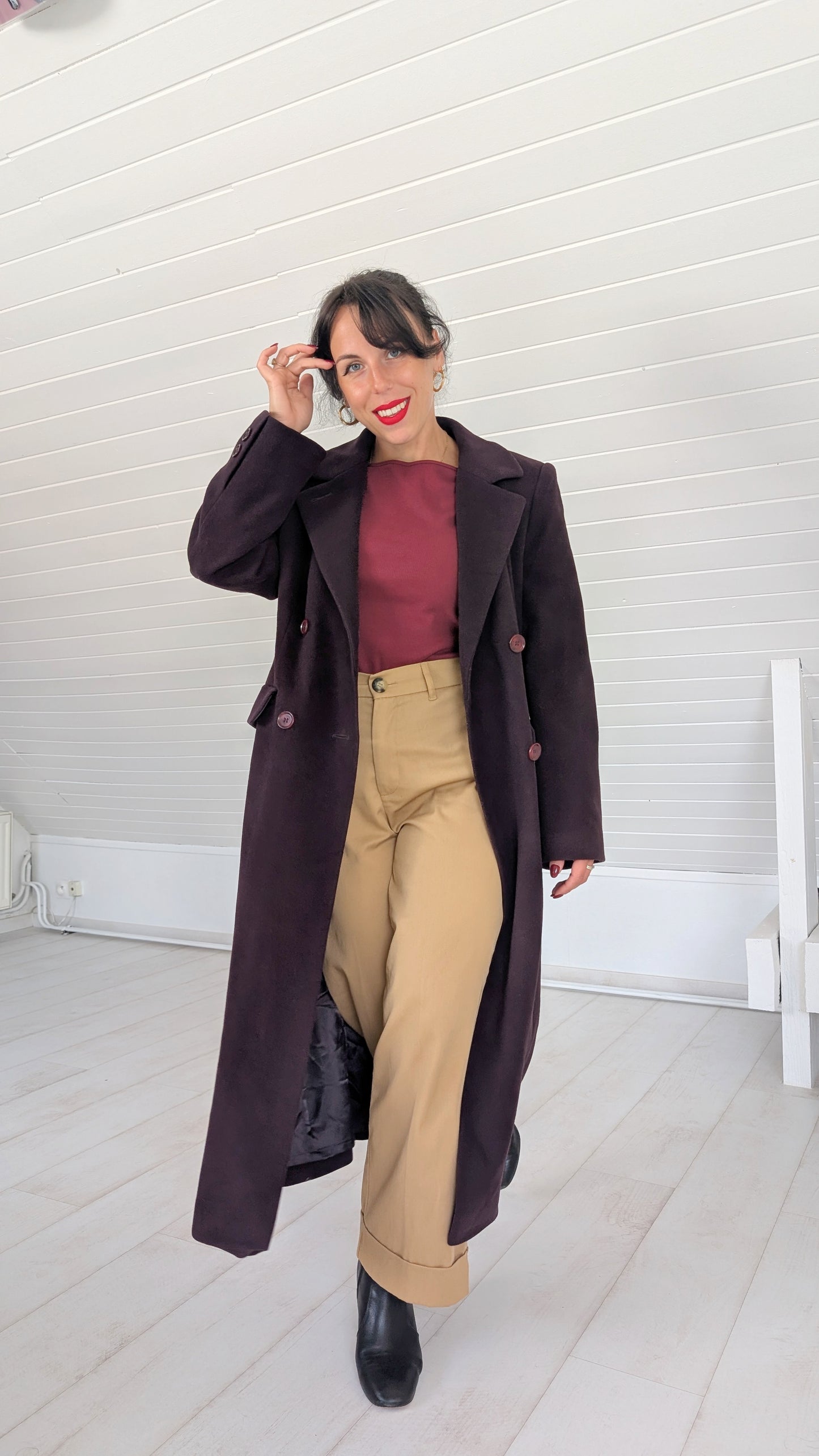 Manteau pure laine T36-38