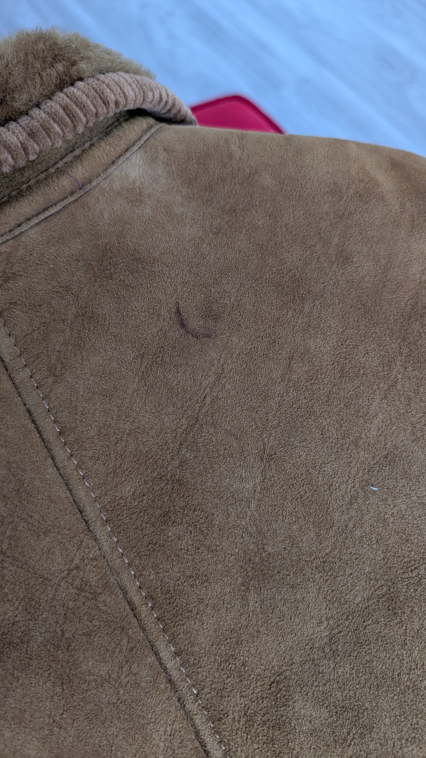 Blouson mouton retourné T38