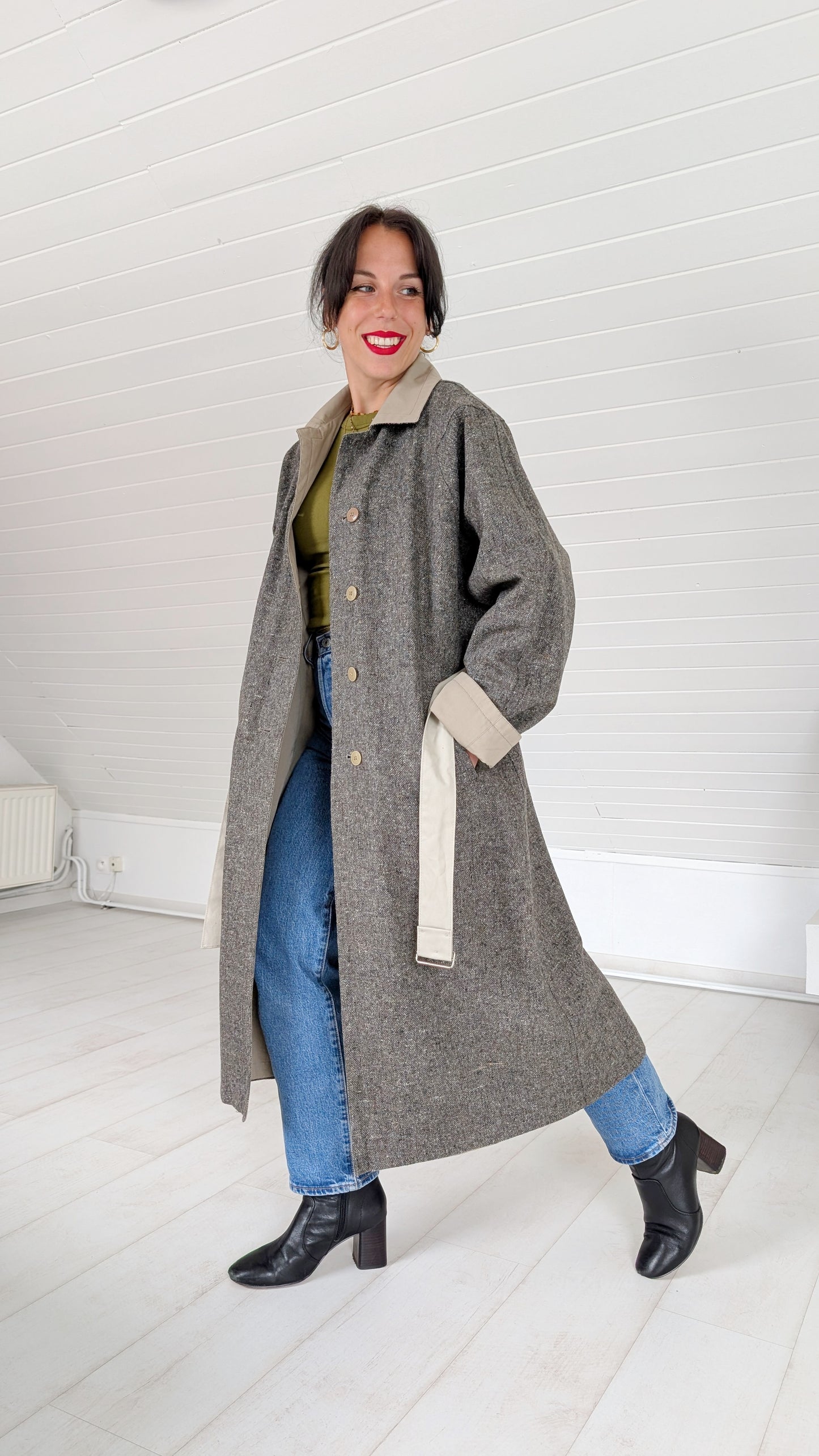 Manteau/Trench réversible 80 du 34 au 42