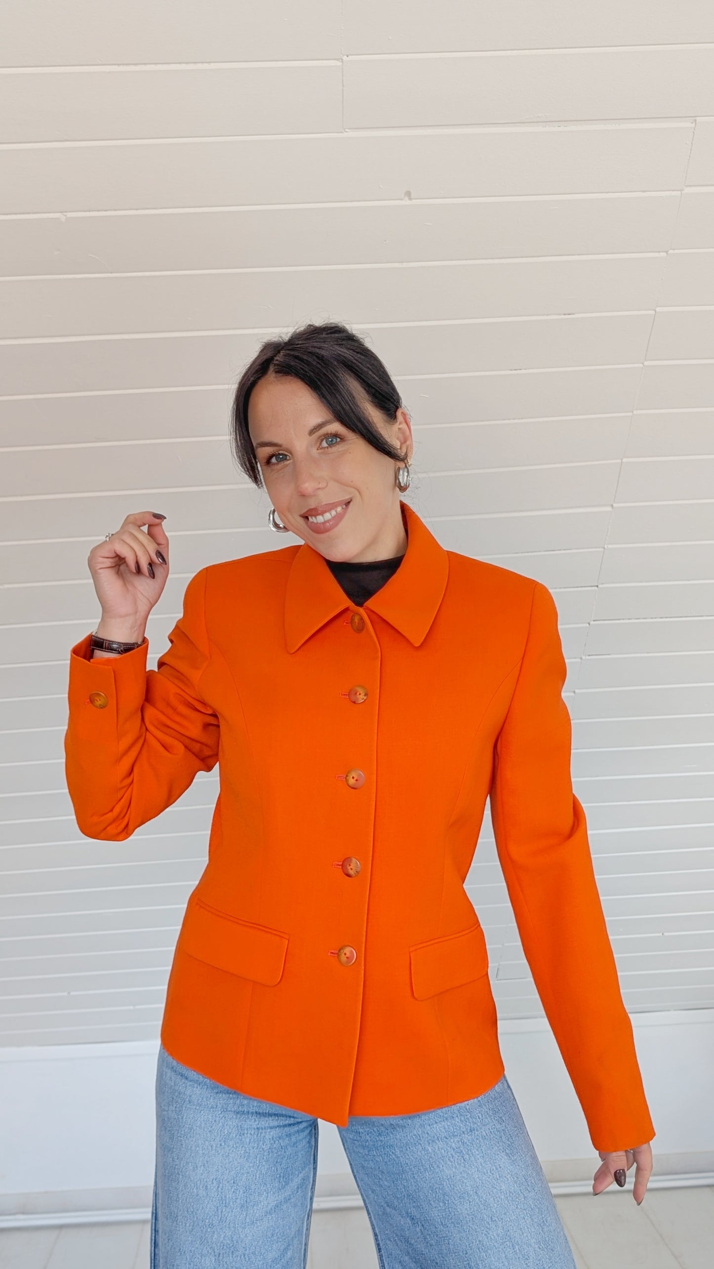 Blazer pure laine 90s T38