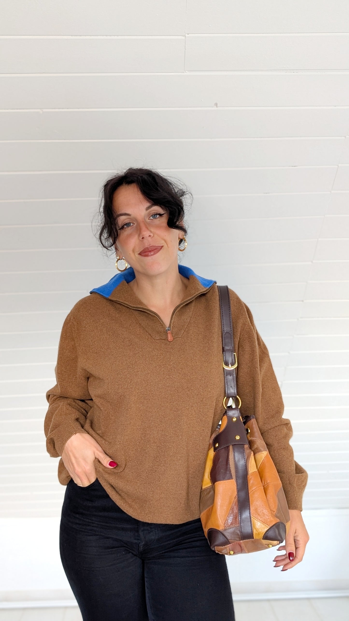 Sac seau cuir agneau