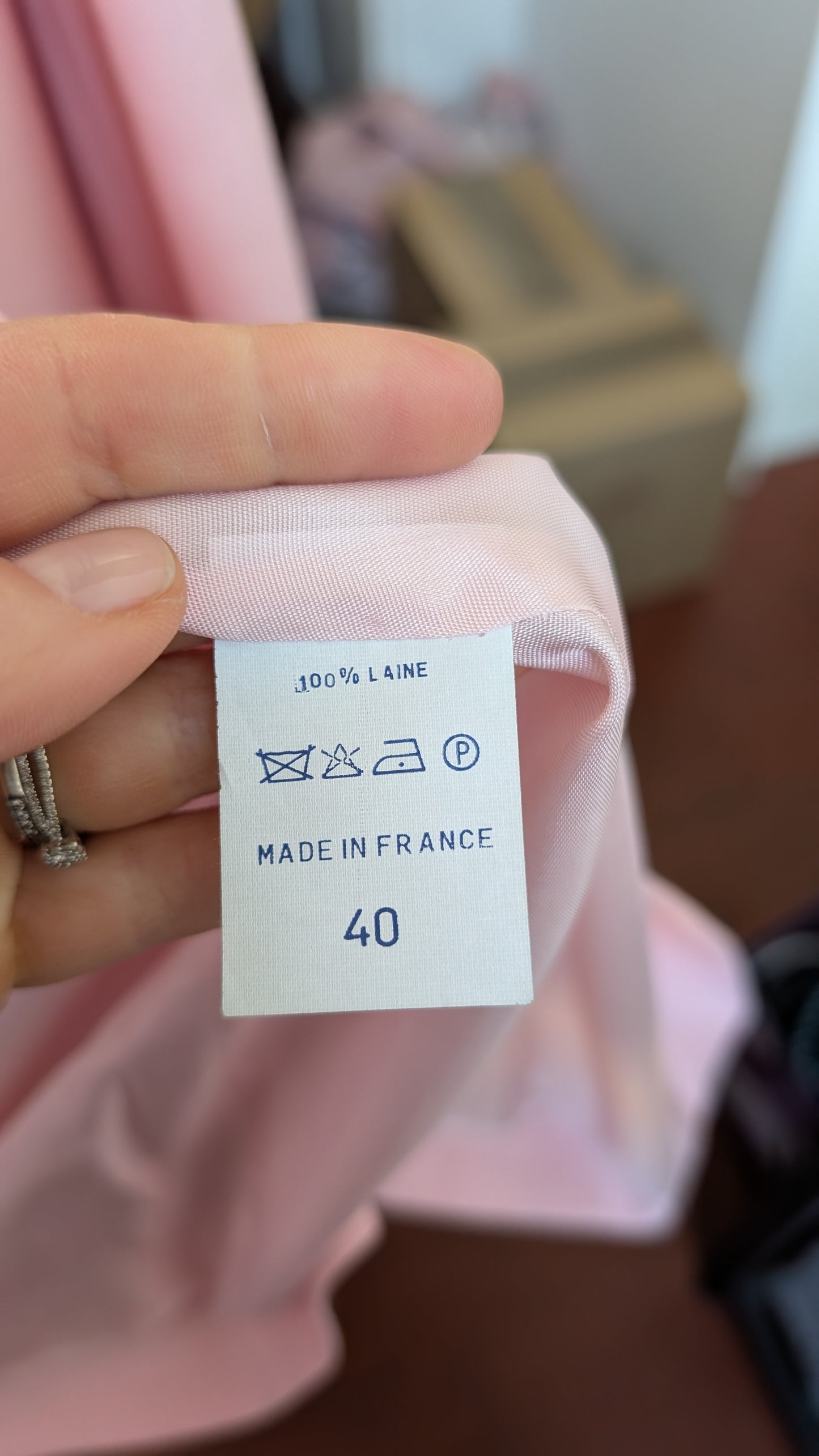 Tailleur laine fabriqué en France T36