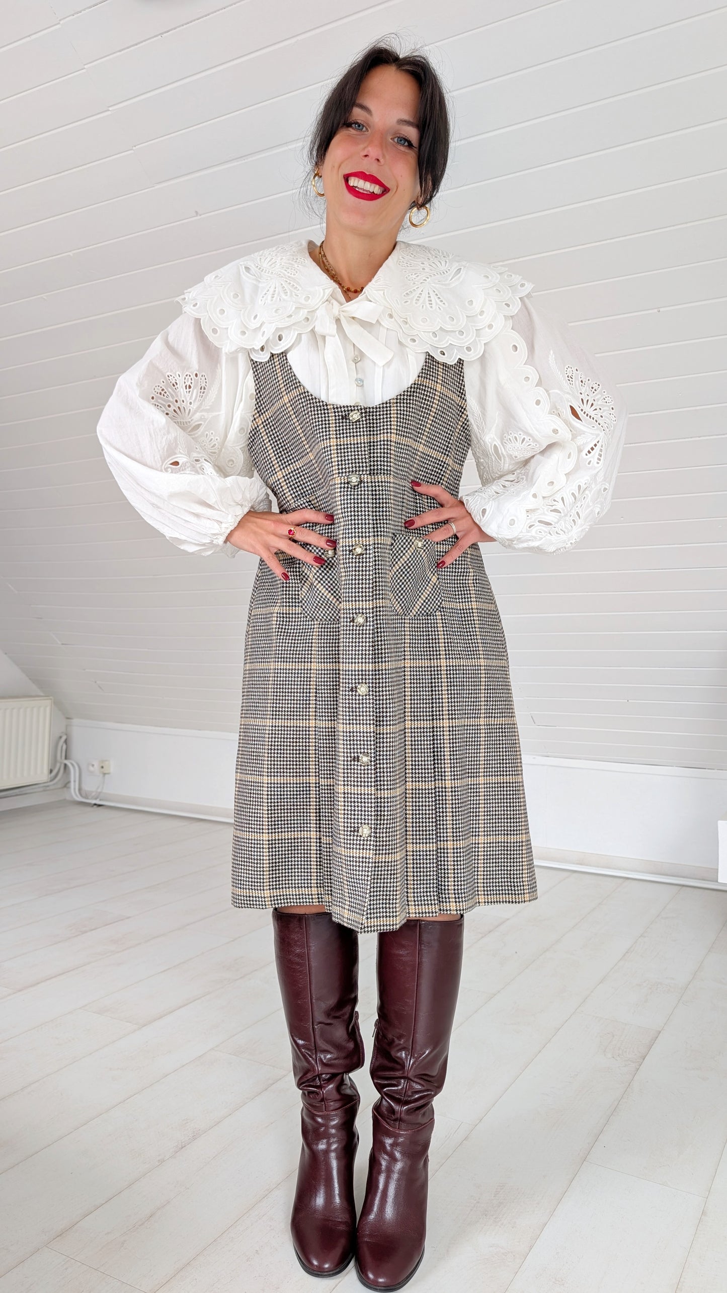 Robe faite main 70s T40
