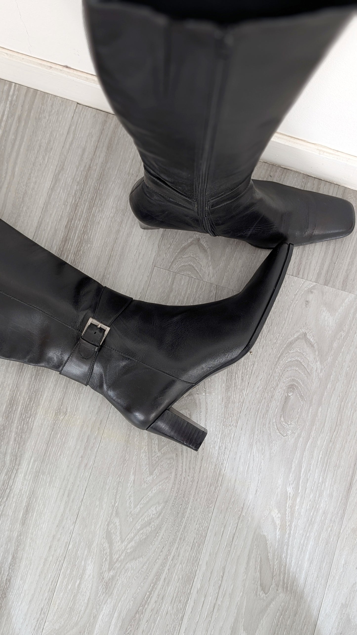 Bottes hautes cuir pointure 39.5/40