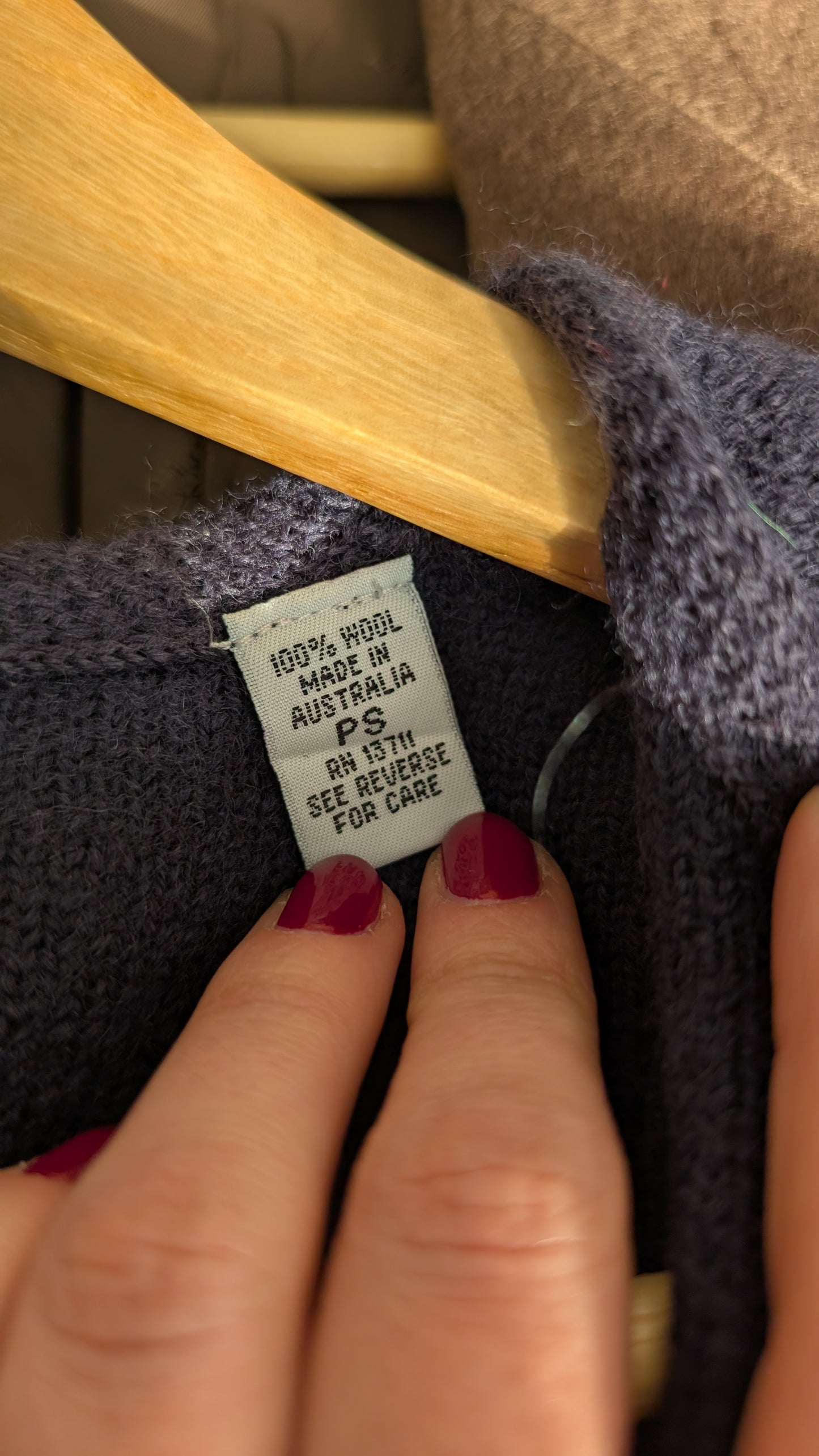 Cardigan pure laine 80s T36