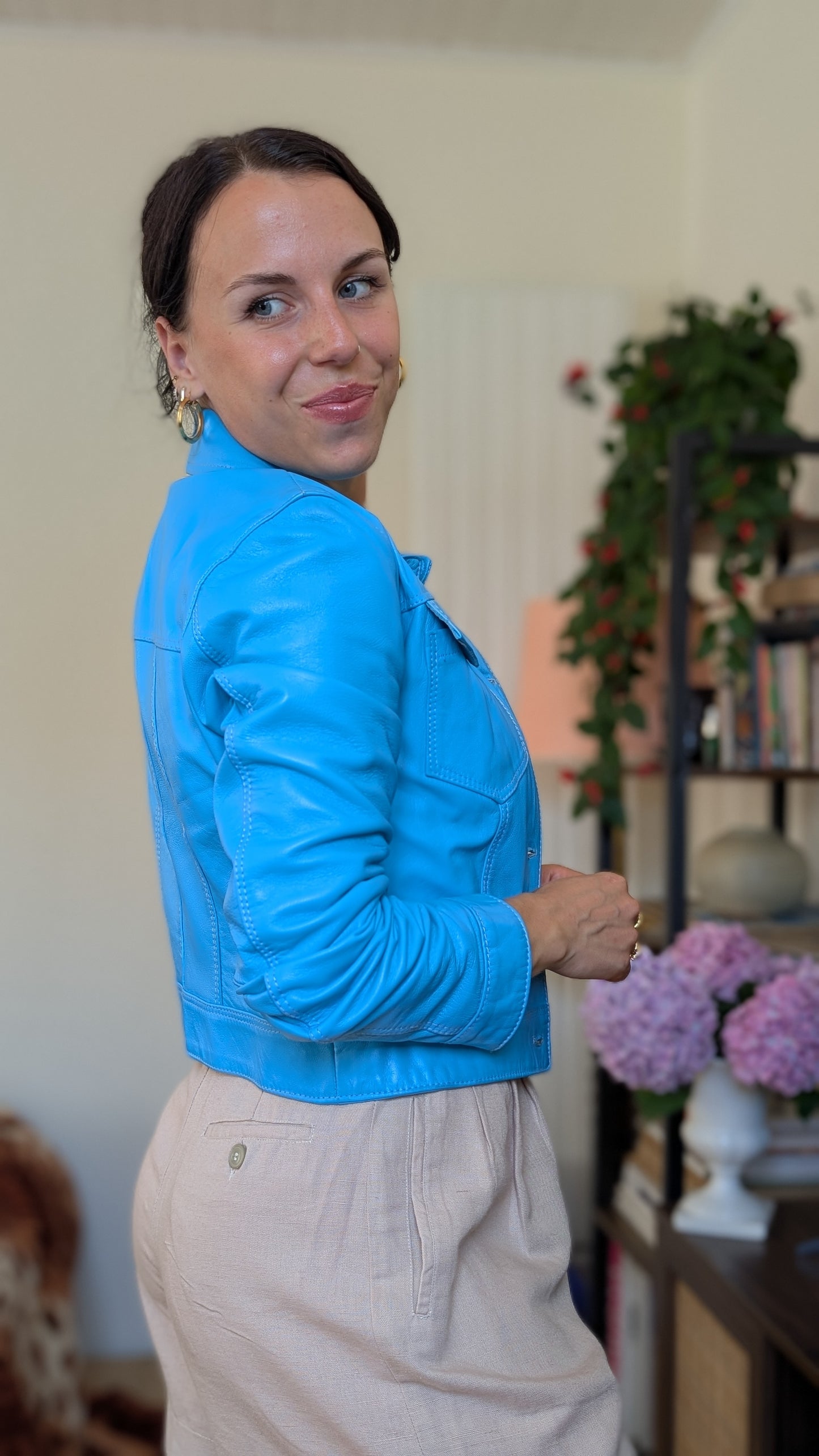 Veste cuir italien T36