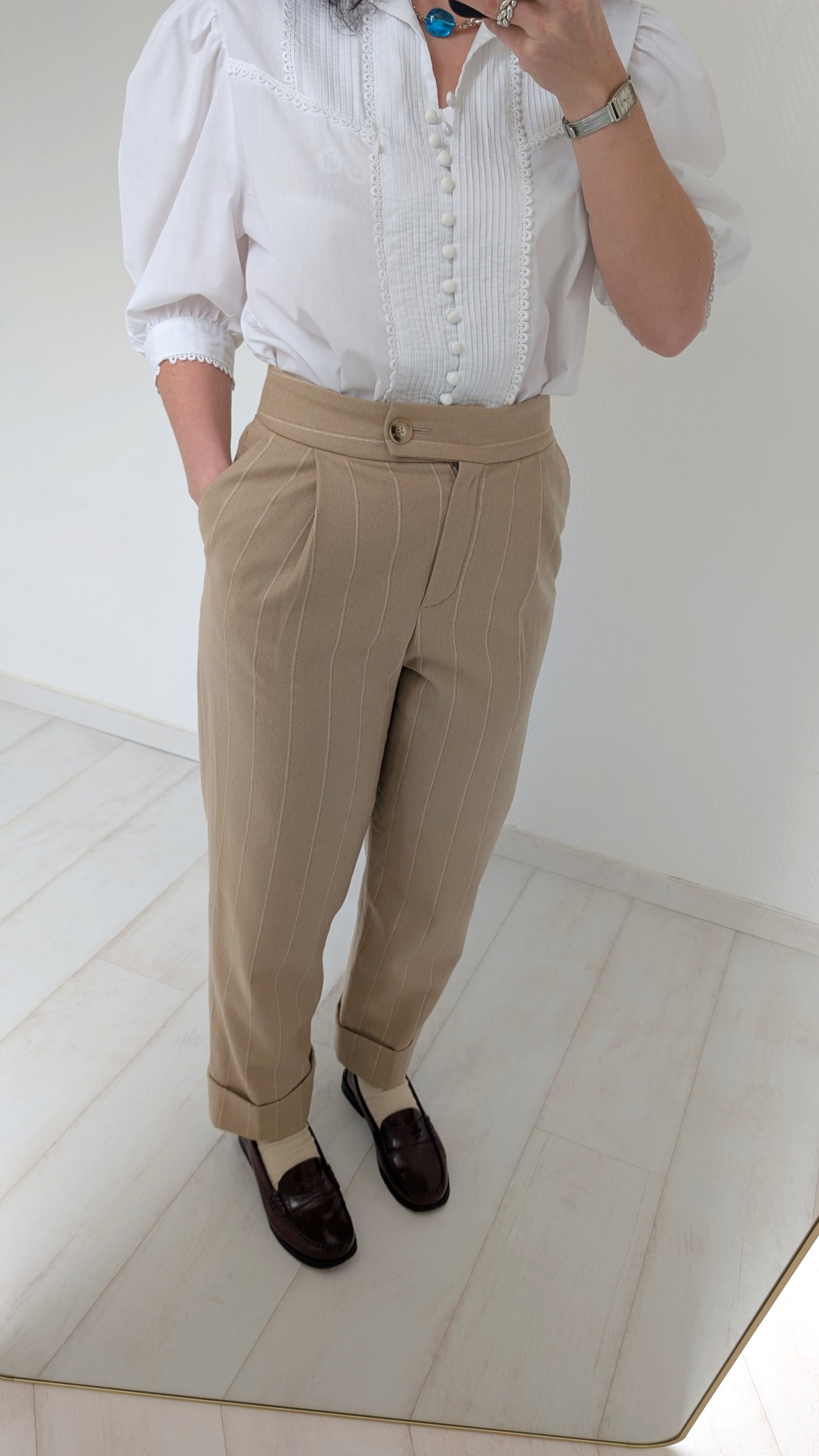 Pantalon à pinces T36