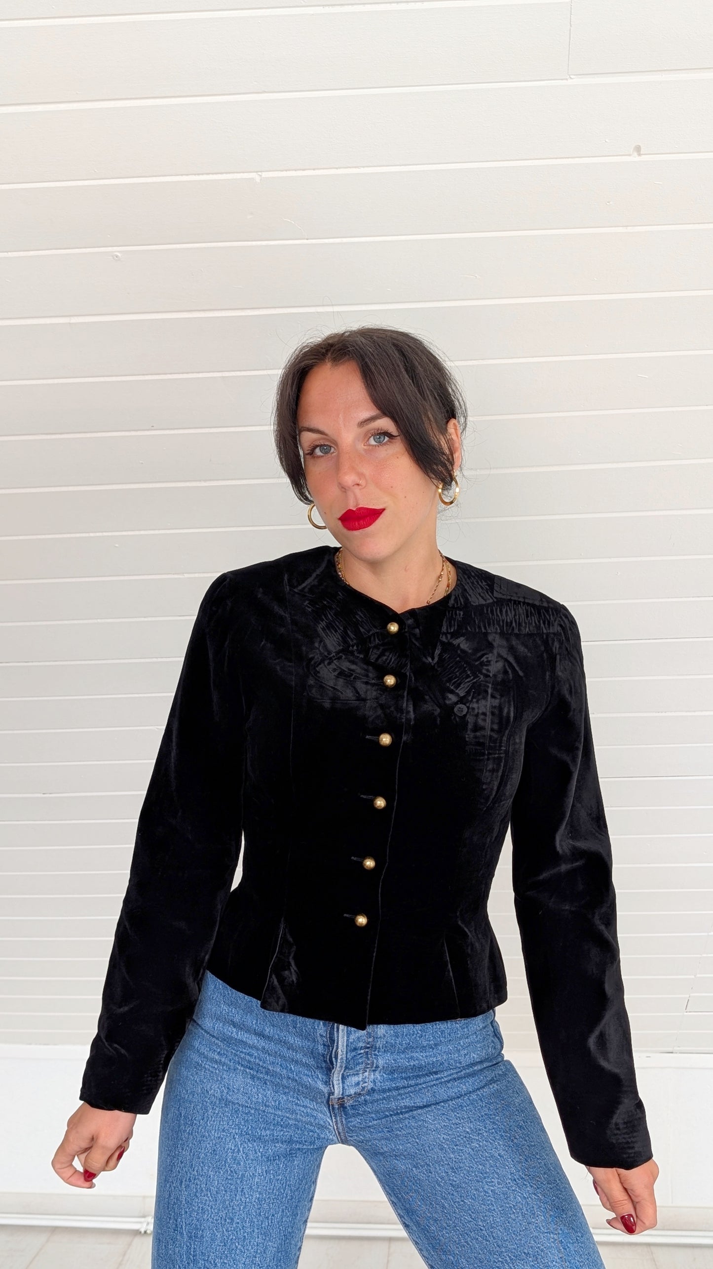 Blazer velours coton T36