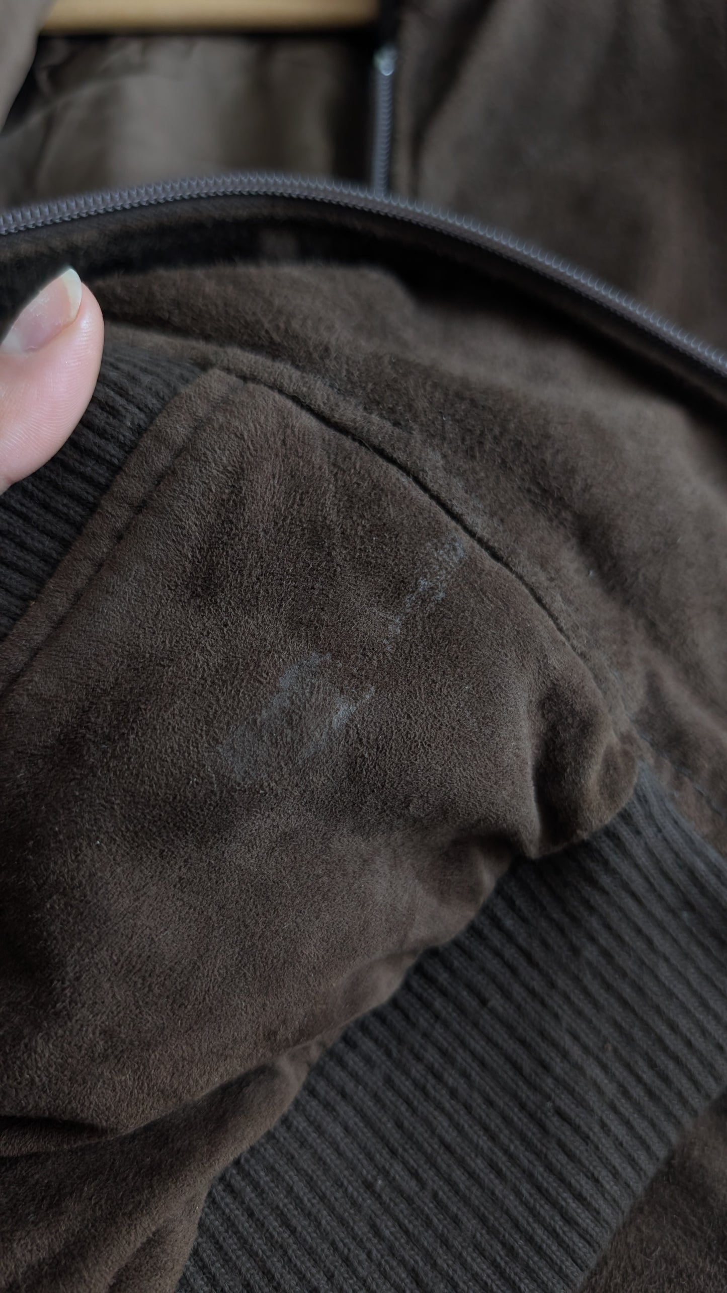 Veste bombers daim 70s T38