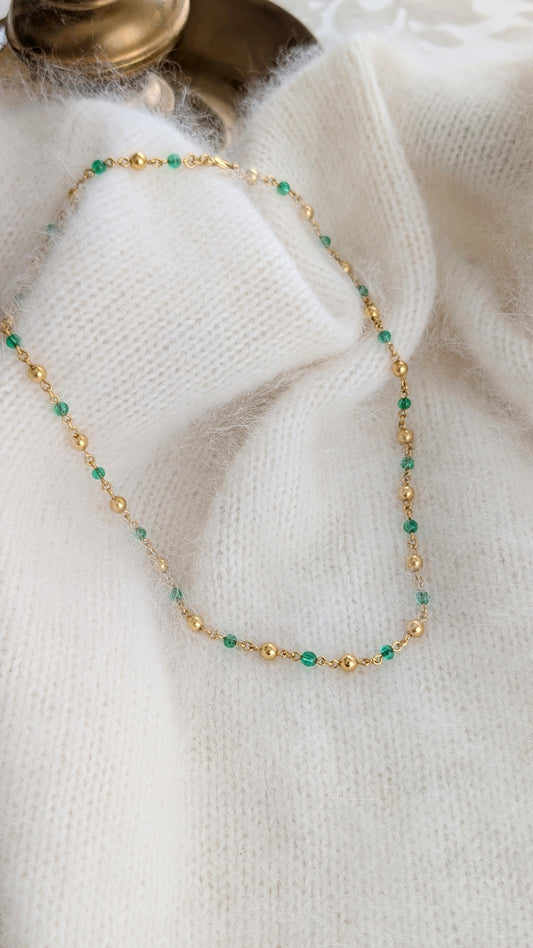 Collier plaqué or poinçon