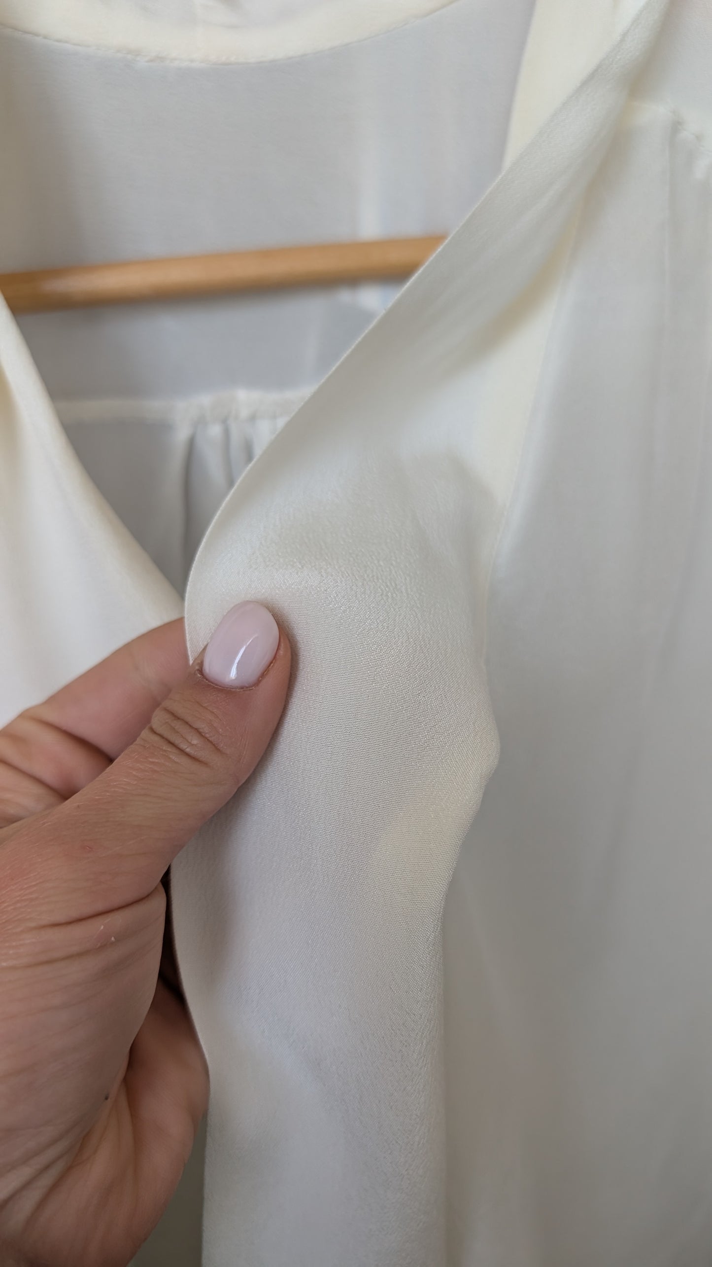 Blouse soie col lavallière T38