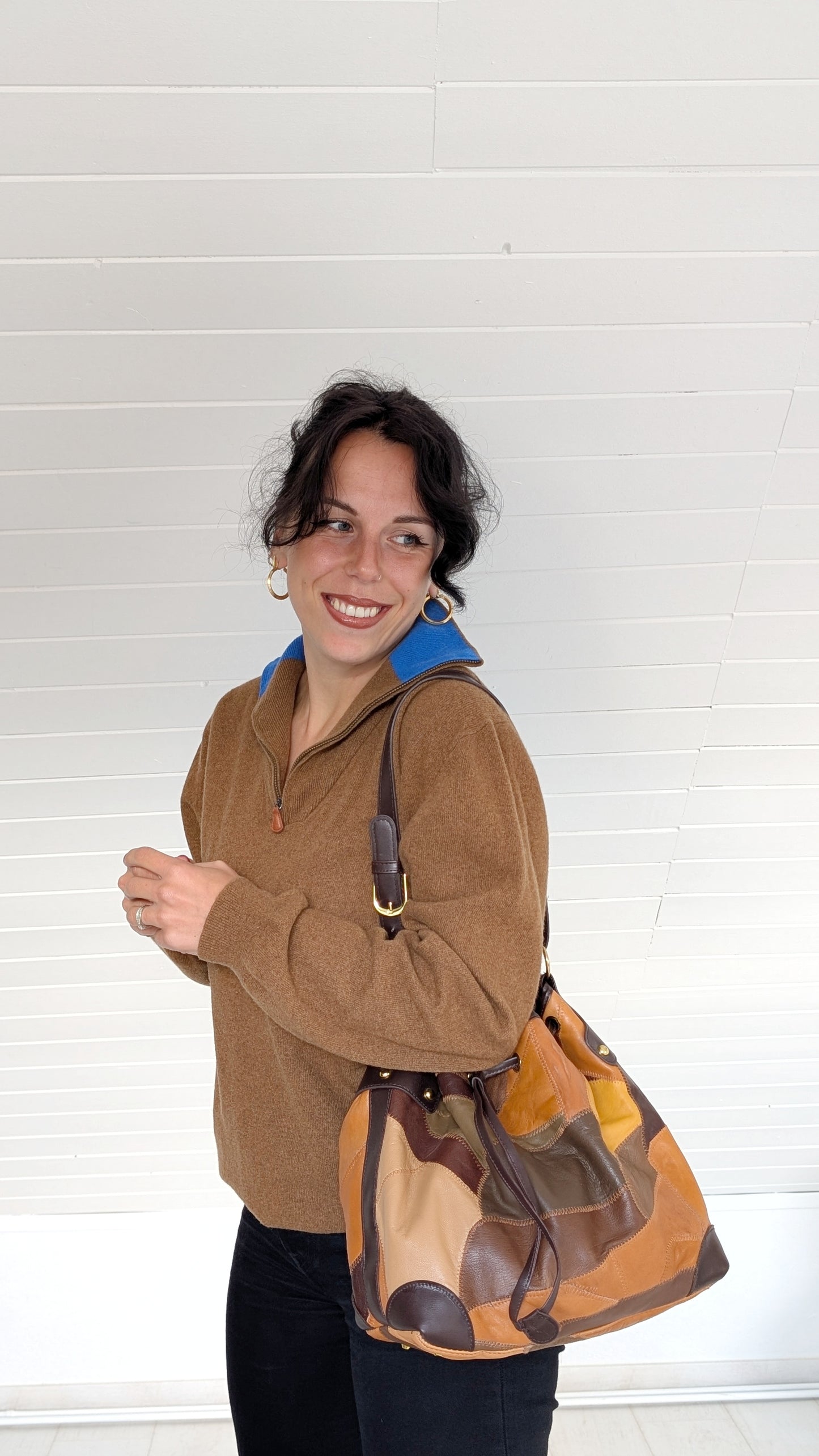 Sac seau cuir agneau