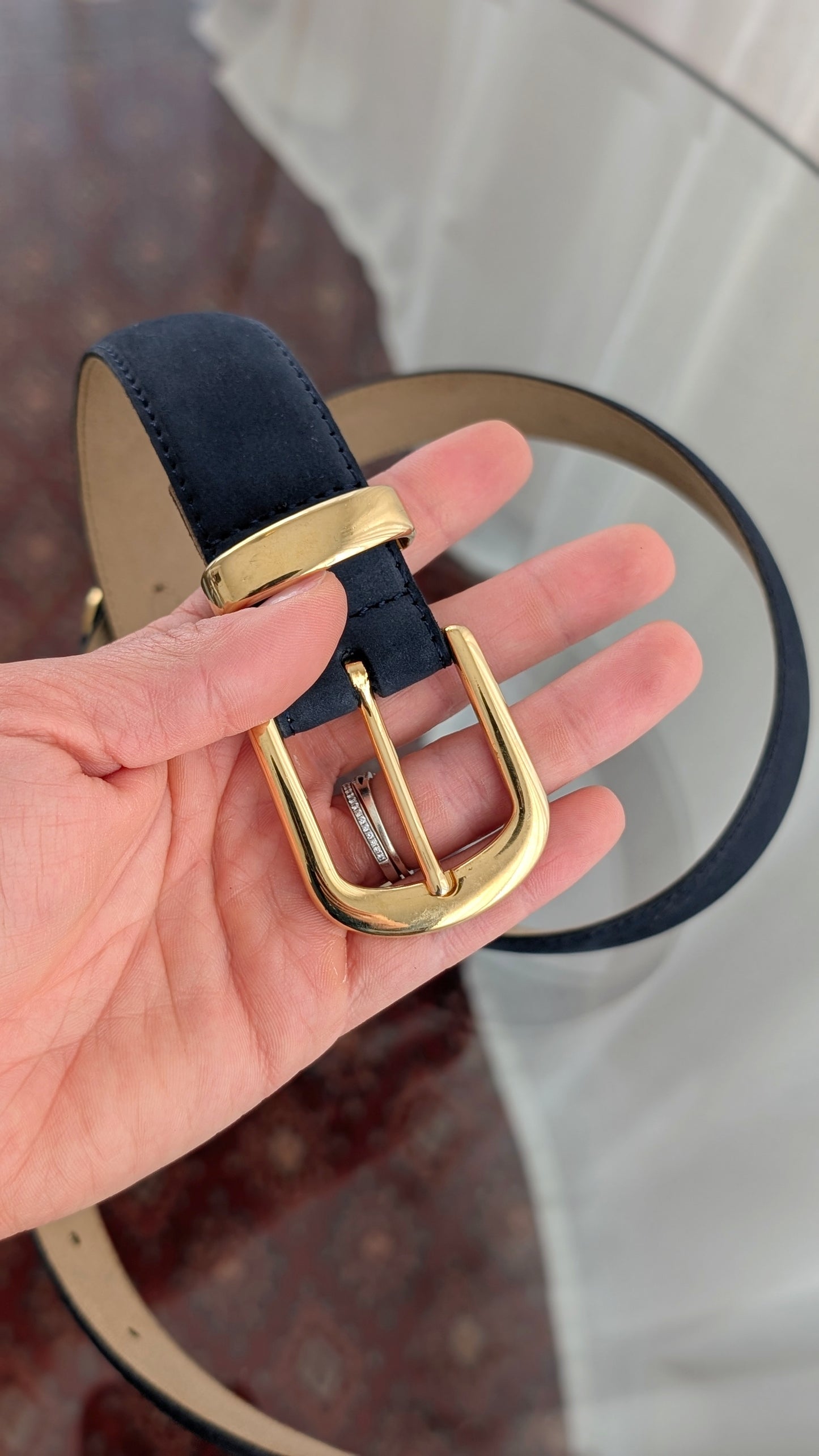 Ceinture cuir T34-36