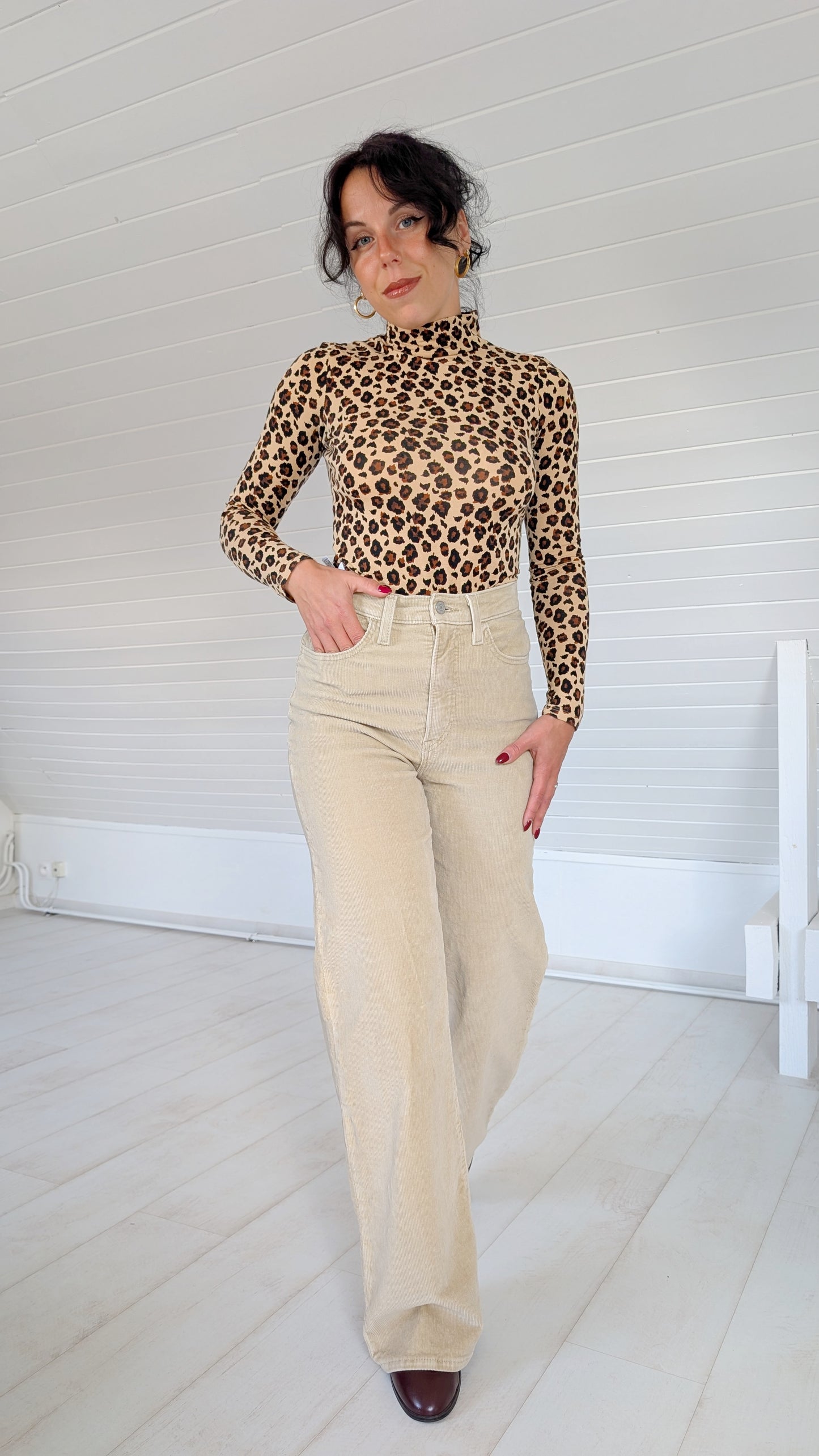 Jeans Levis velours Ribcage T36