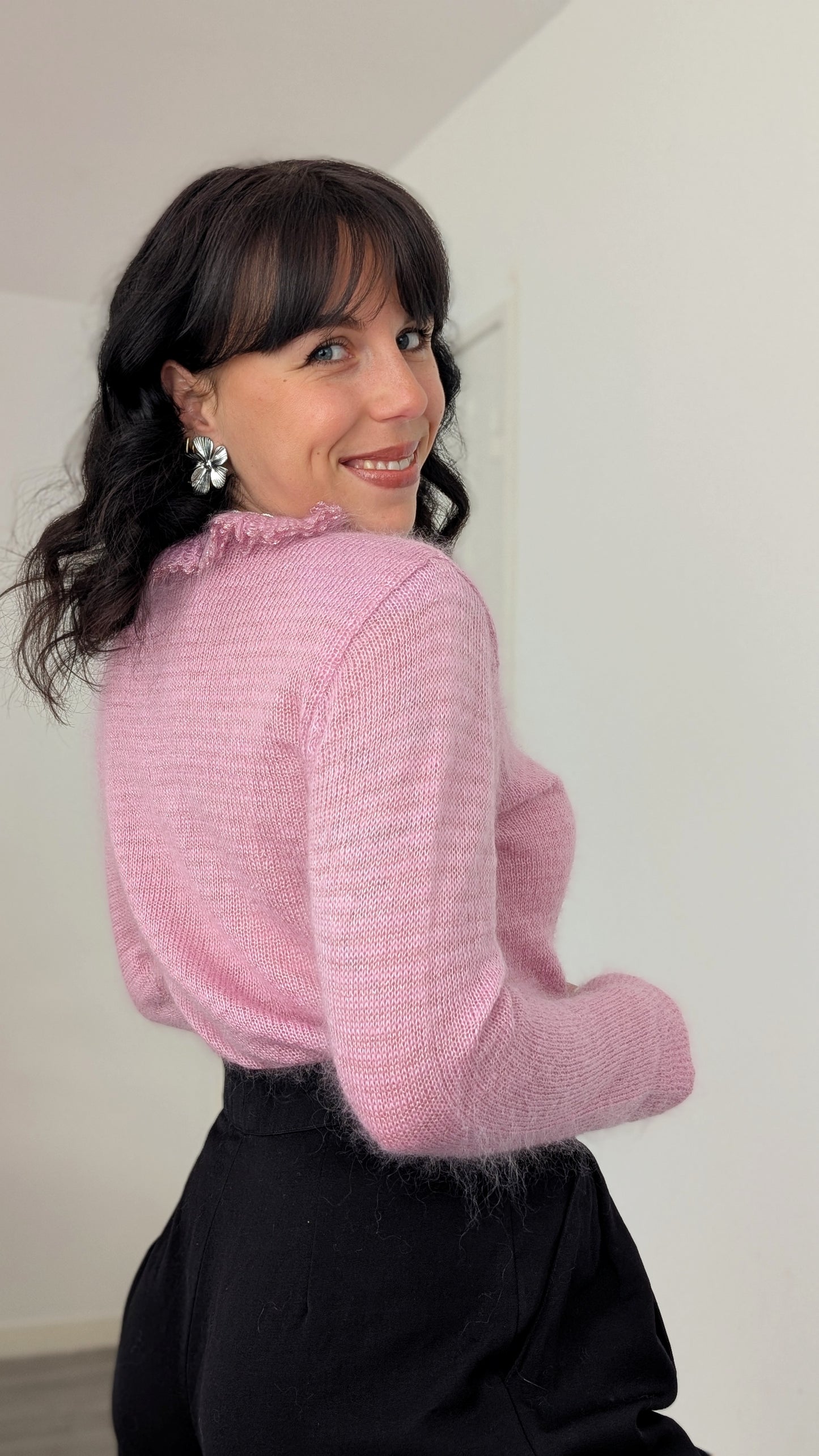 Pull laine et soie taille 36-38