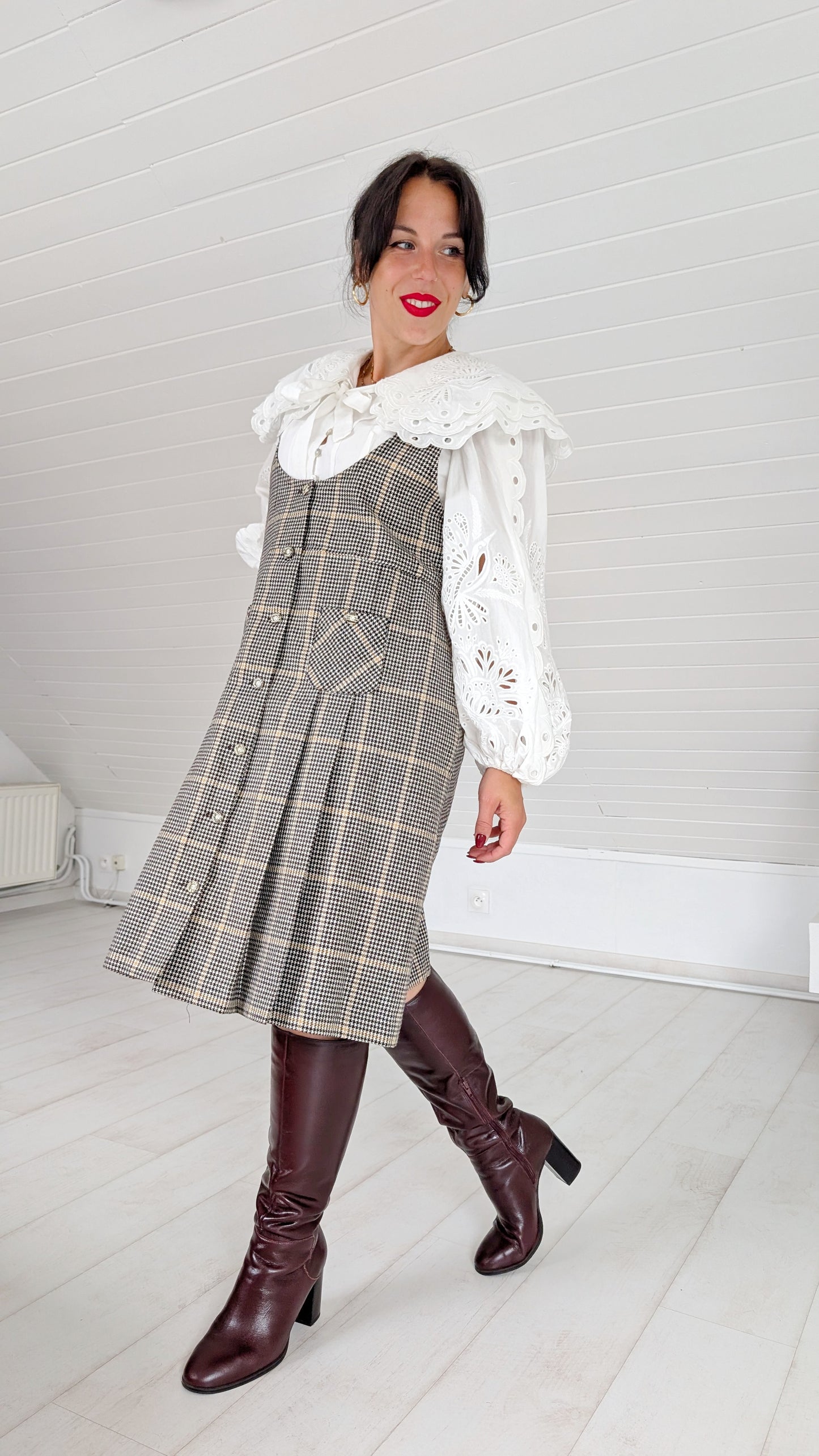 Robe faite main 70s T40