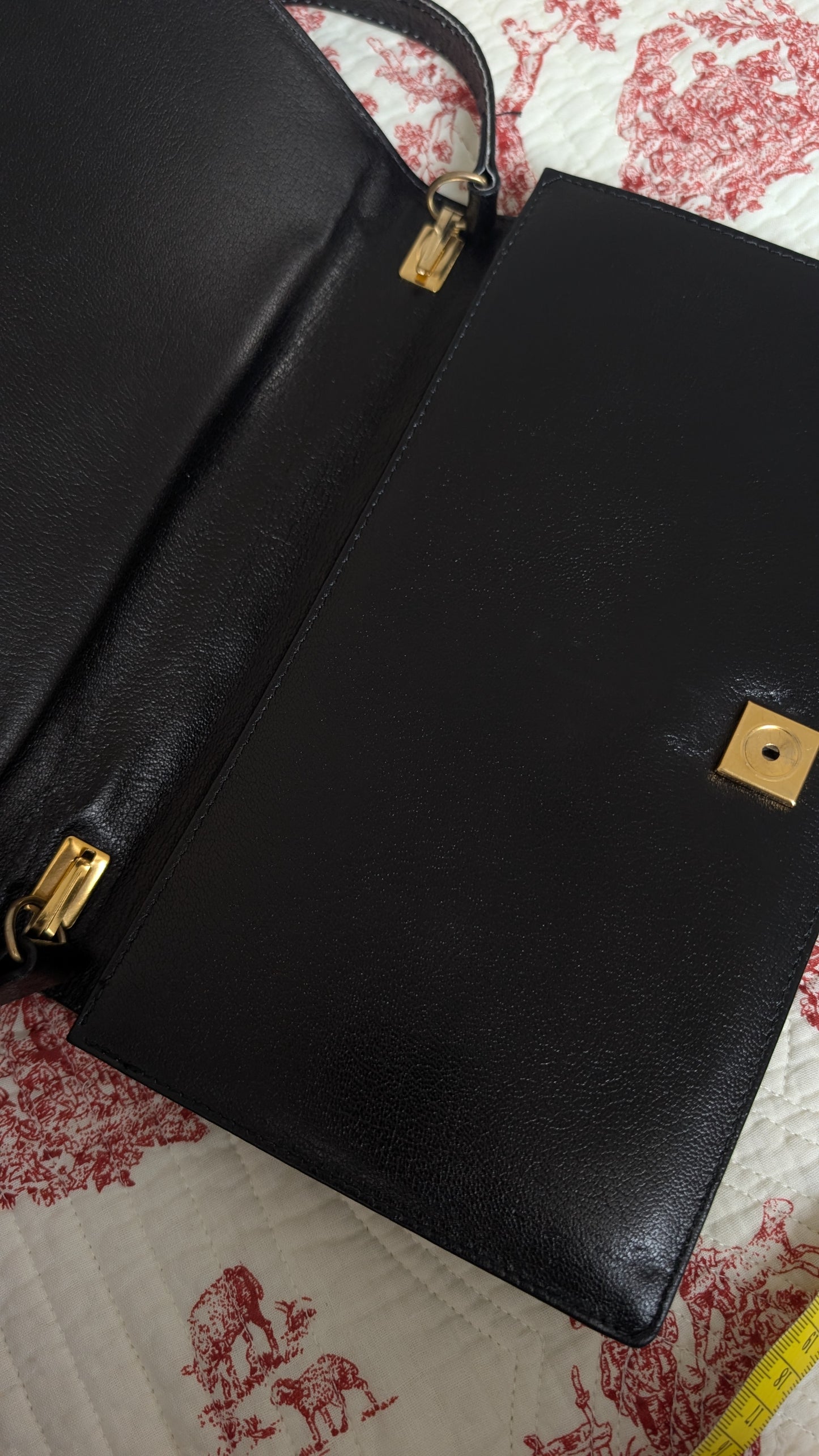 Sac cuir façon croco 70s